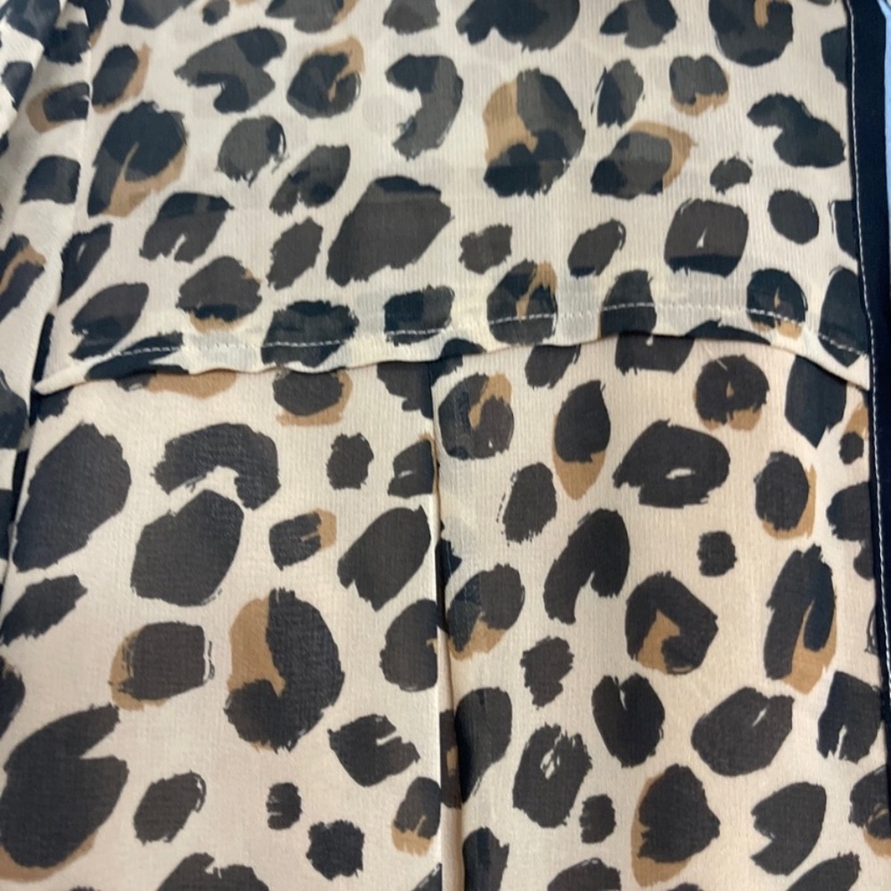 Marella Leopard Silk Dress Sz 14 - Picture 8 of 8